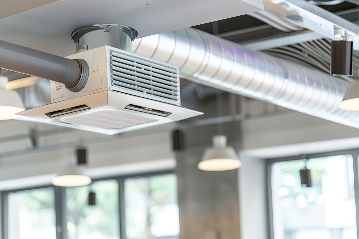 Clean commercial duct work